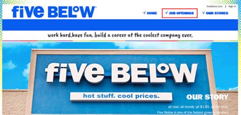 remote work opportunities now available. . Fivebelow jobs